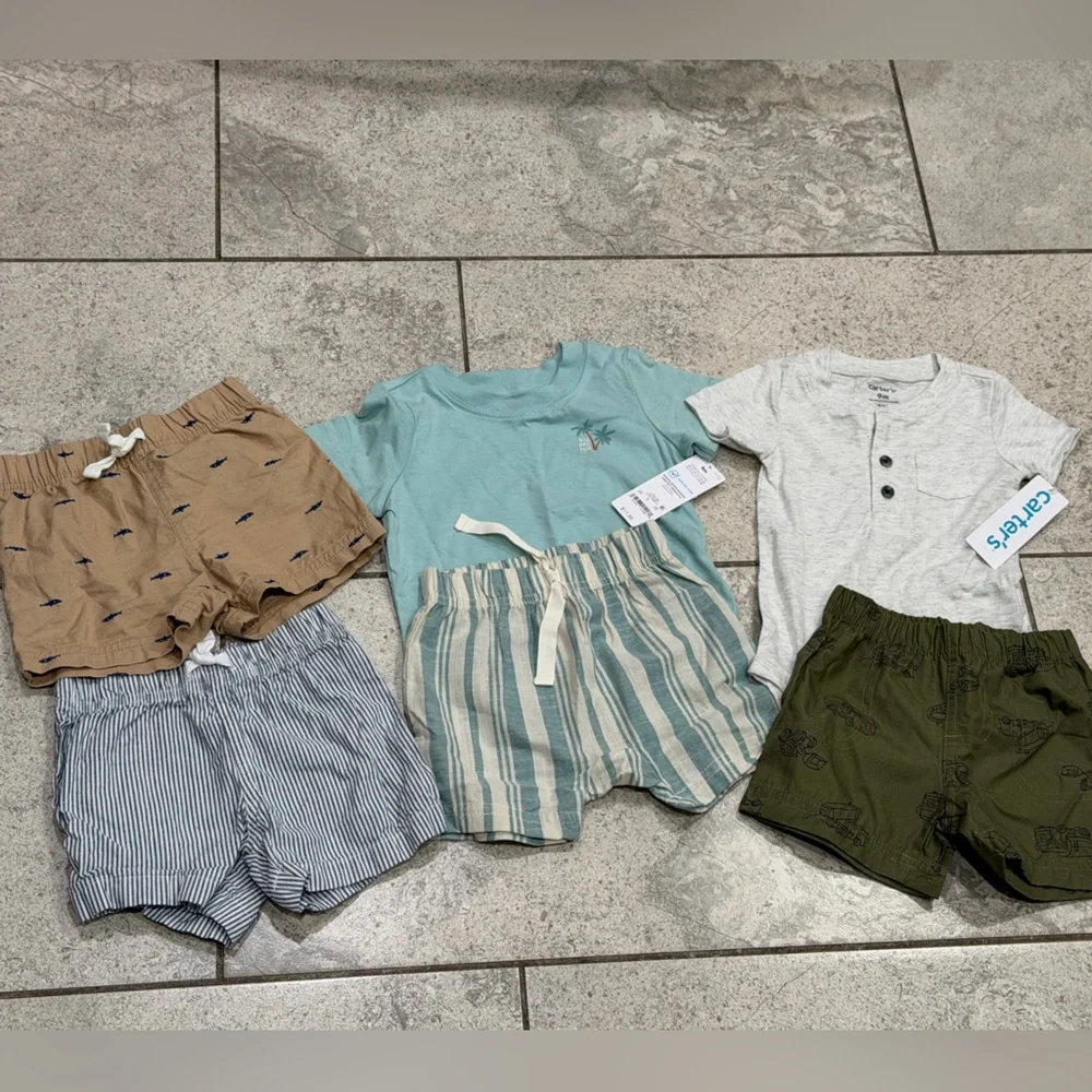 New and Like New- Lot of 9 month baby clothes